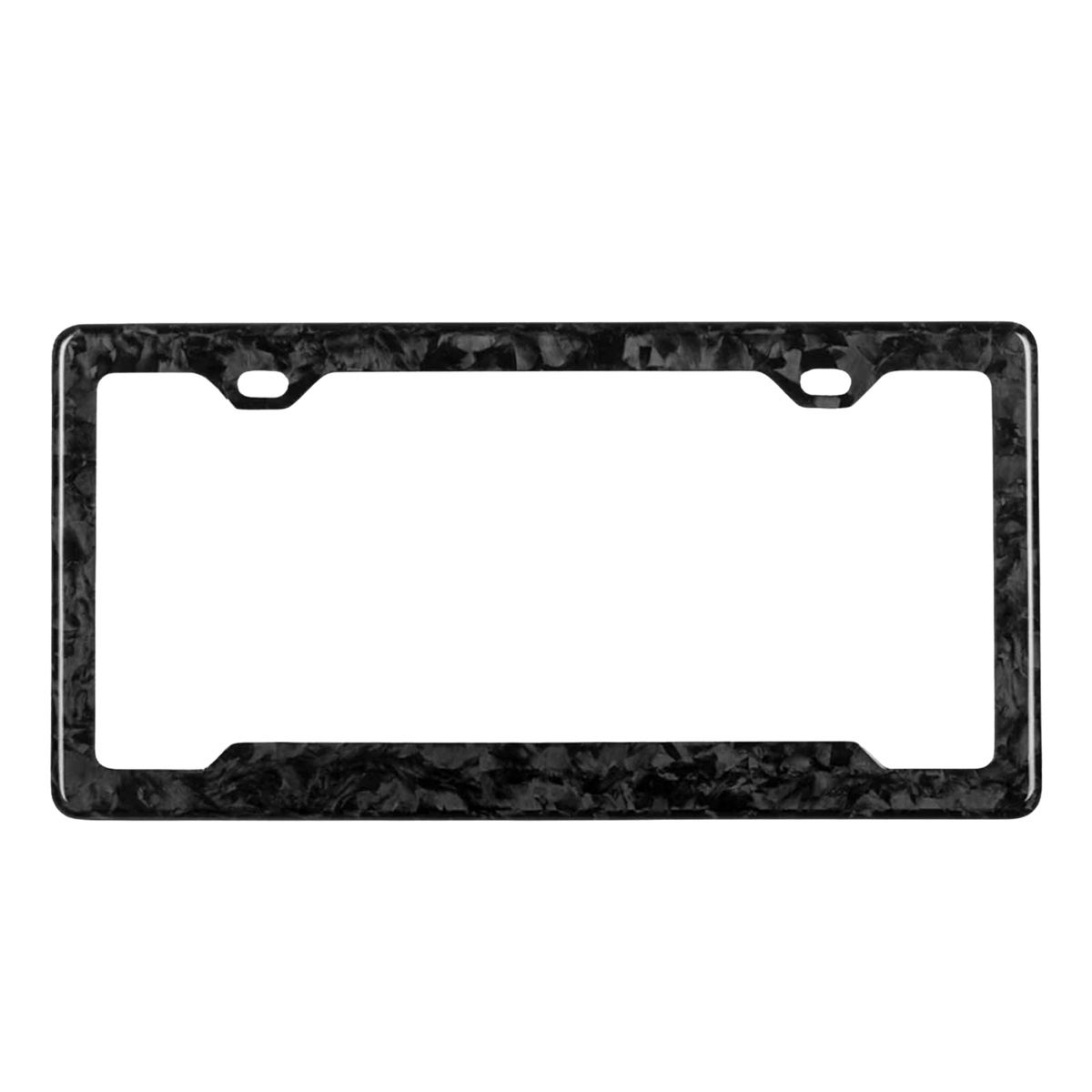 Forged Carbon Fiber License Plate Frame - Pristine Carbon