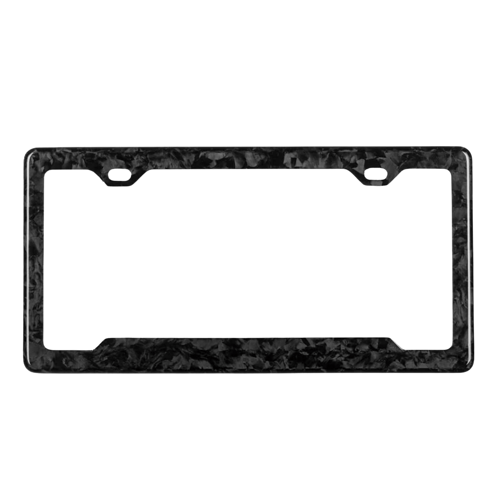 Forged Carbon Fiber License Plate Frame - Pristine Carbon