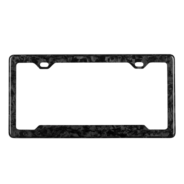 Forged Carbon Fiber License Plate Frame - Pristine Carbon