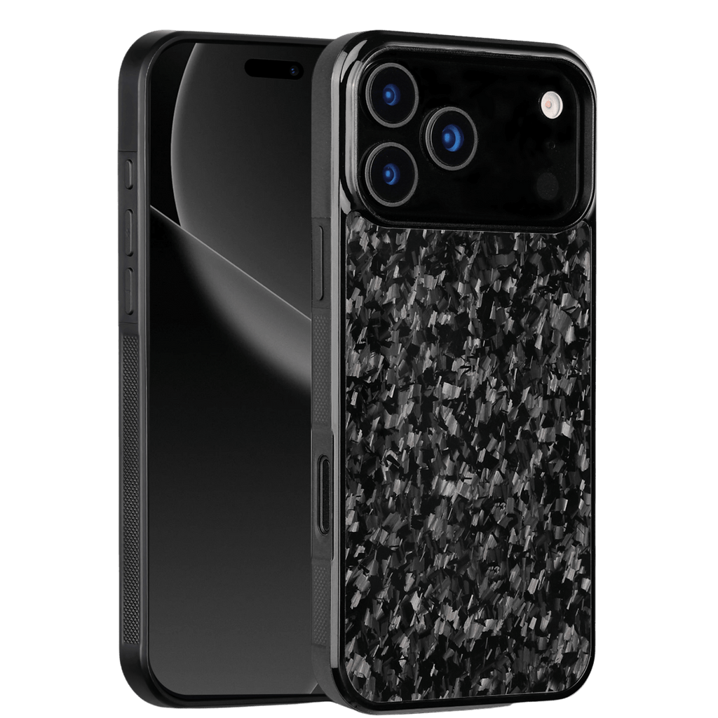 Forged Carbon iPhone Case – Black Fragment | Forge Series V1 - Pristine Carbon