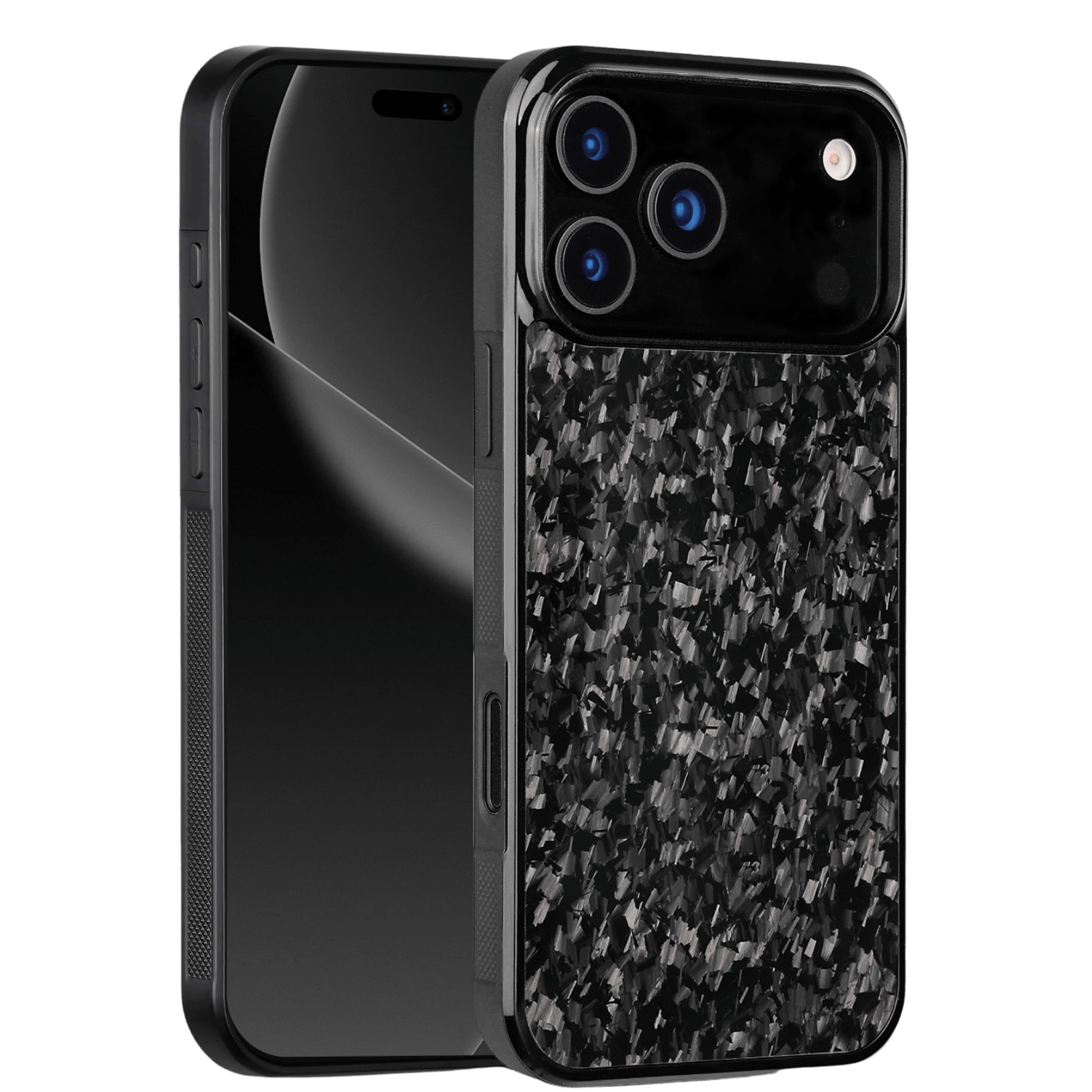 Forged Carbon iPhone Case – Black Fragment | Forge Series V1 - Pristine Carbon