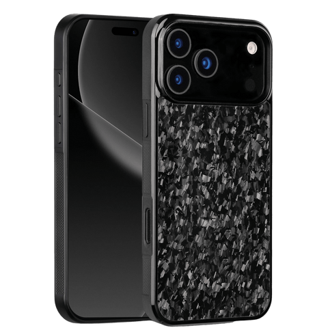 Forged Carbon iPhone Case – Black Fragment | Forge Series V1 - Pristine Carbon