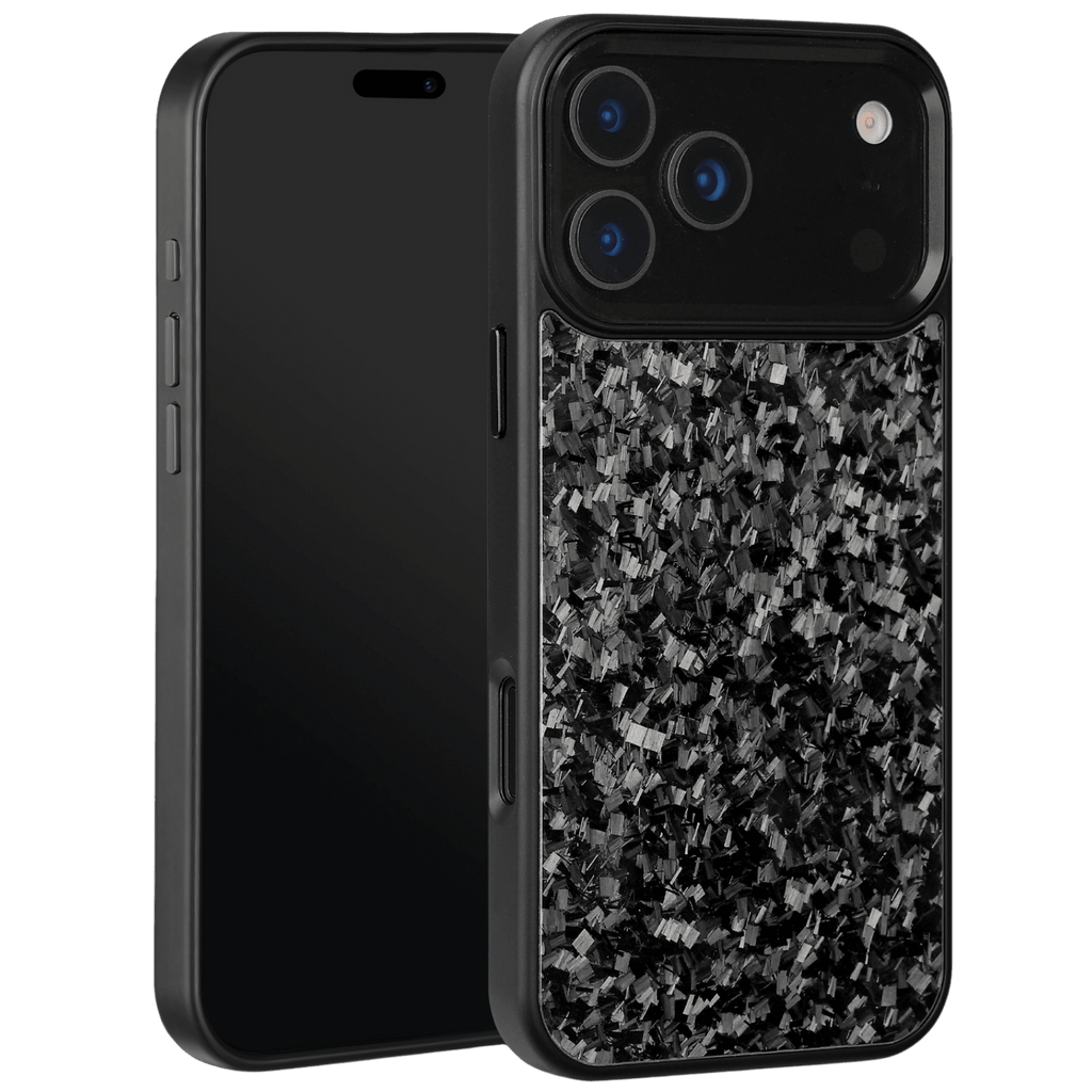 Forged Carbon iPhone Case – Black Fragment | Forge Series V2 - Pristine Carbon