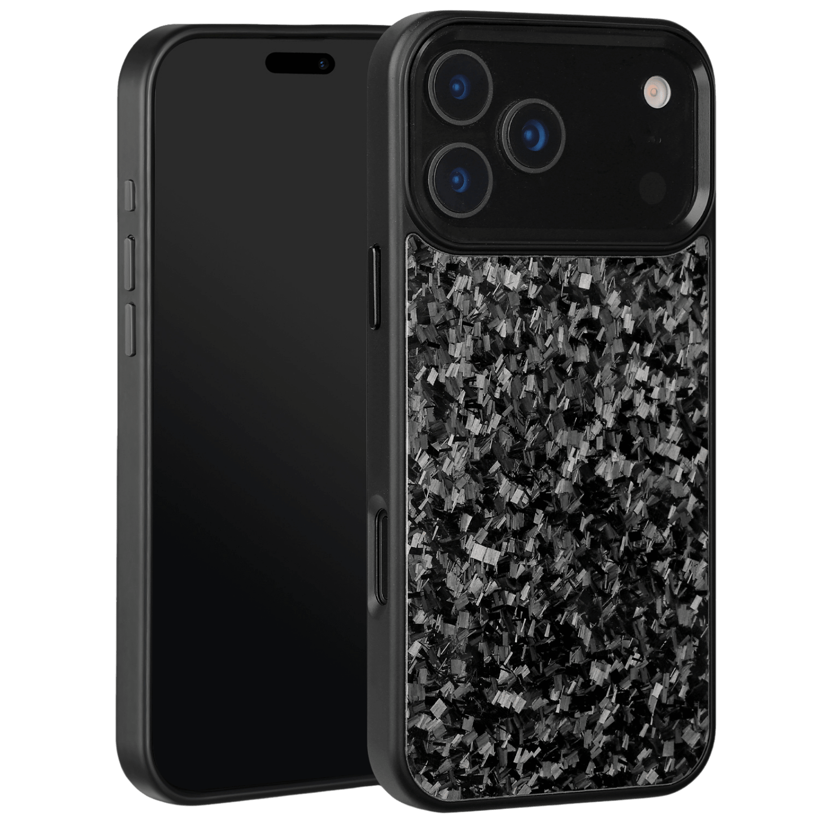 Forged Carbon iPhone Case – Black Fragment | Forge Series V2 - Pristine Carbon