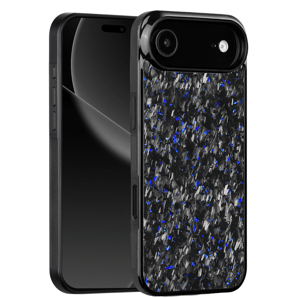 Forged Carbon iPhone Case – Blue Fragment | Forge Series V1 - Pristine Carbon