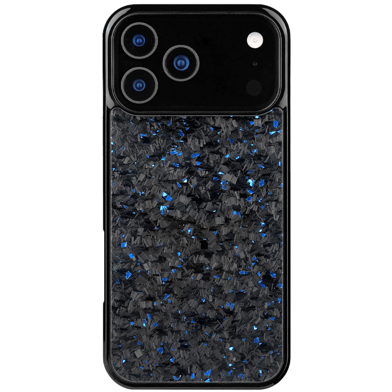 Forged Carbon iPhone Case – Blue Fragment | Forge Series V1 - Pristine Carbon