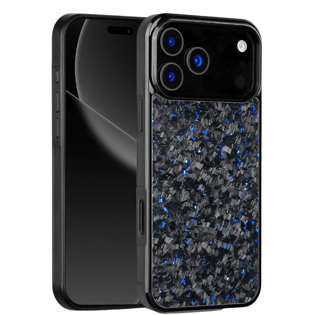 Forged Carbon iPhone Case – Blue Fragment | Forge Series V1 - Pristine Carbon