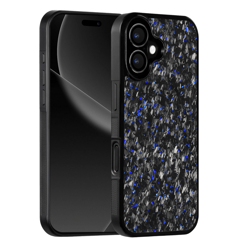 Forged Carbon iPhone Case – Blue Fragment | Forge Series V1 - Pristine Carbon