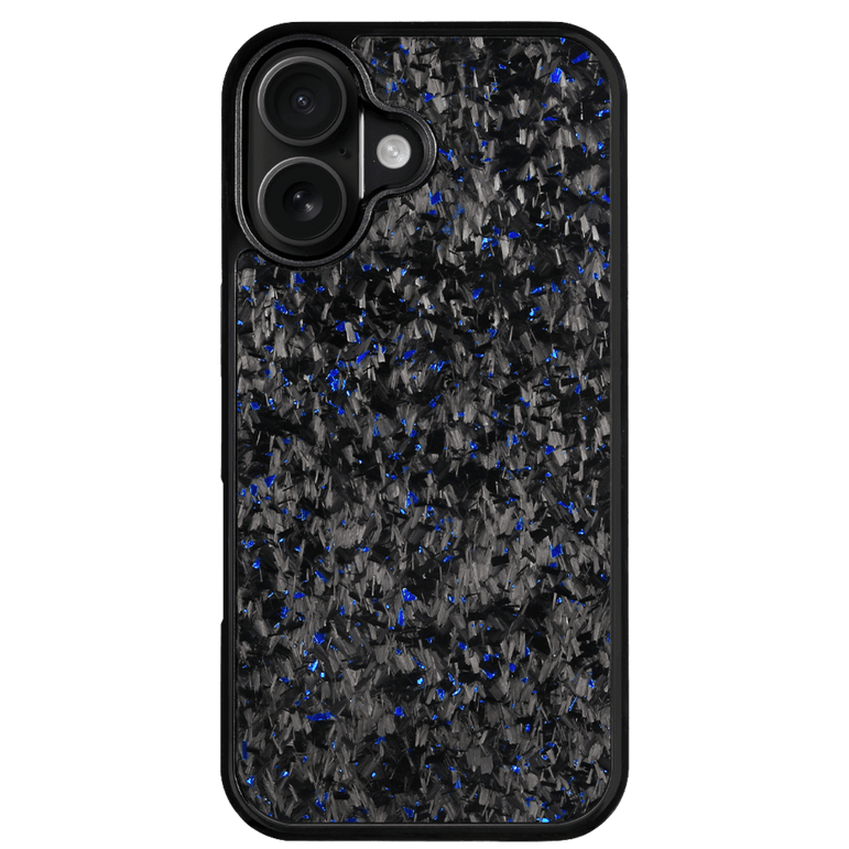 Forged Carbon iPhone Case – Blue Fragment | Forge Series V1 - Pristine Carbon