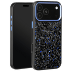 Forged Carbon iPhone Case – Blue Fragment | Forge Series V2 - Pristine Carbon