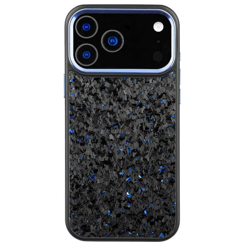 Forged Carbon iPhone Case – Blue Fragment | Forge Series V2 - Pristine Carbon