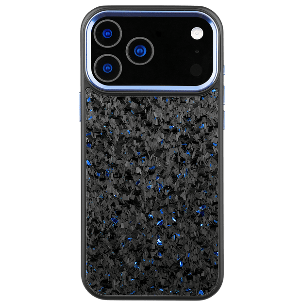 Forged Carbon iPhone Case – Blue Fragment | Forge Series V2 - Pristine Carbon