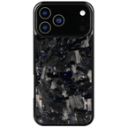 Forged Carbon iPhone Case – Blue Fragment Large | Forge Series V1 - Pristine Carbon