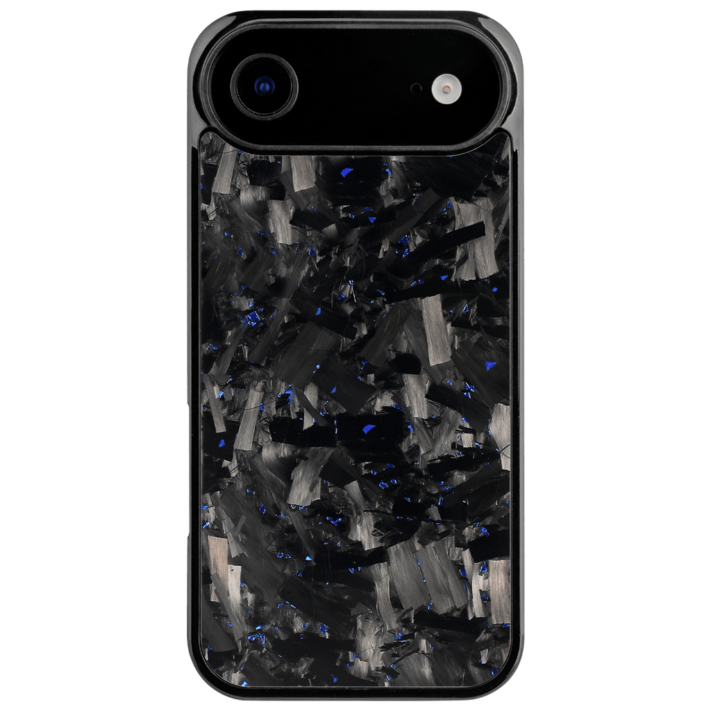 Forged Carbon iPhone Case – Blue Fragment Large | Forge Series V1 - Pristine Carbon