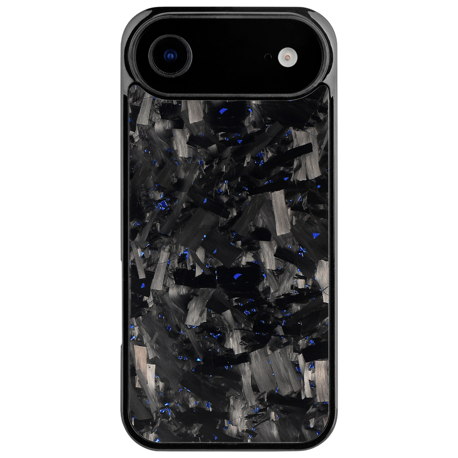 Forged Carbon iPhone Case – Blue Fragment Large | Forge Series V1 - Pristine Carbon