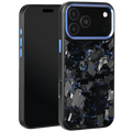 Forged Carbon iPhone Case – Blue Large Fragment | Forge Series V2 - Pristine Carbon