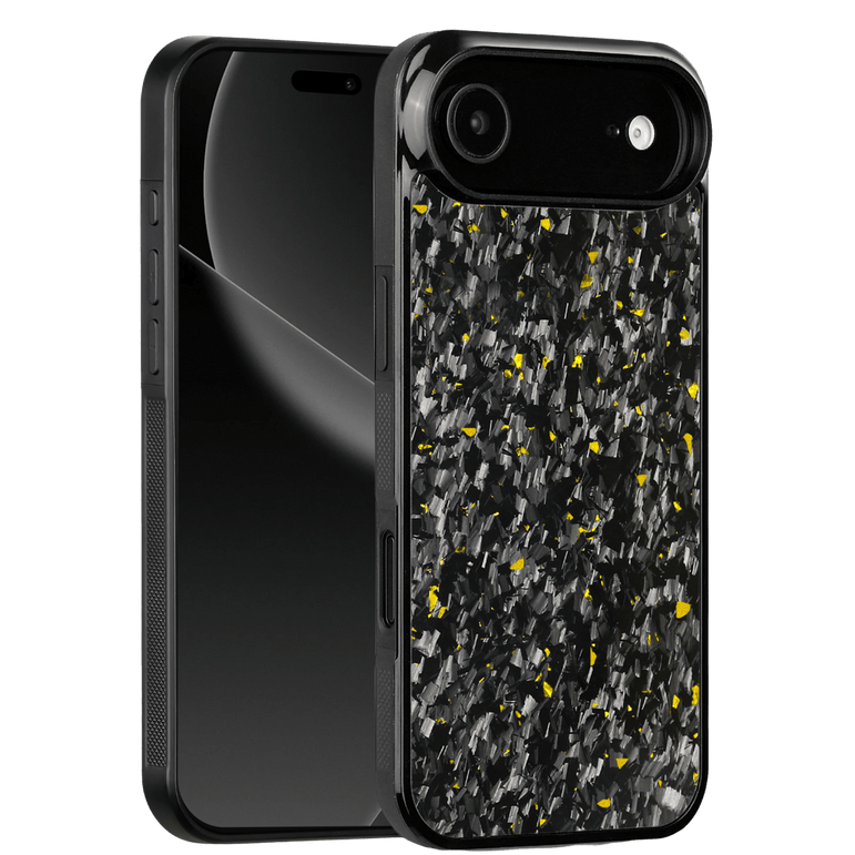Forged Carbon iPhone Case – Gold Fragment | Forge Series V1 - Pristine Carbon