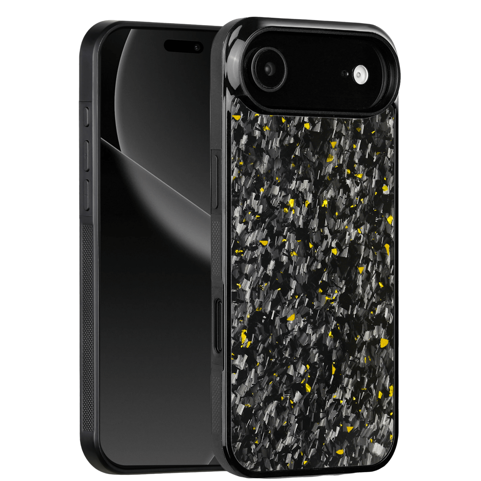 Forged Carbon iPhone Case – Gold Fragment | Forge Series V1 - Pristine Carbon