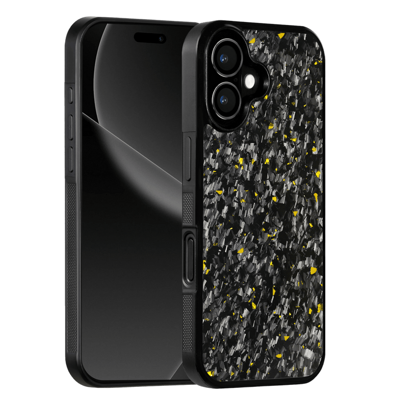 Forged Carbon iPhone Case – Gold Fragment | Forge Series V1 - Pristine Carbon