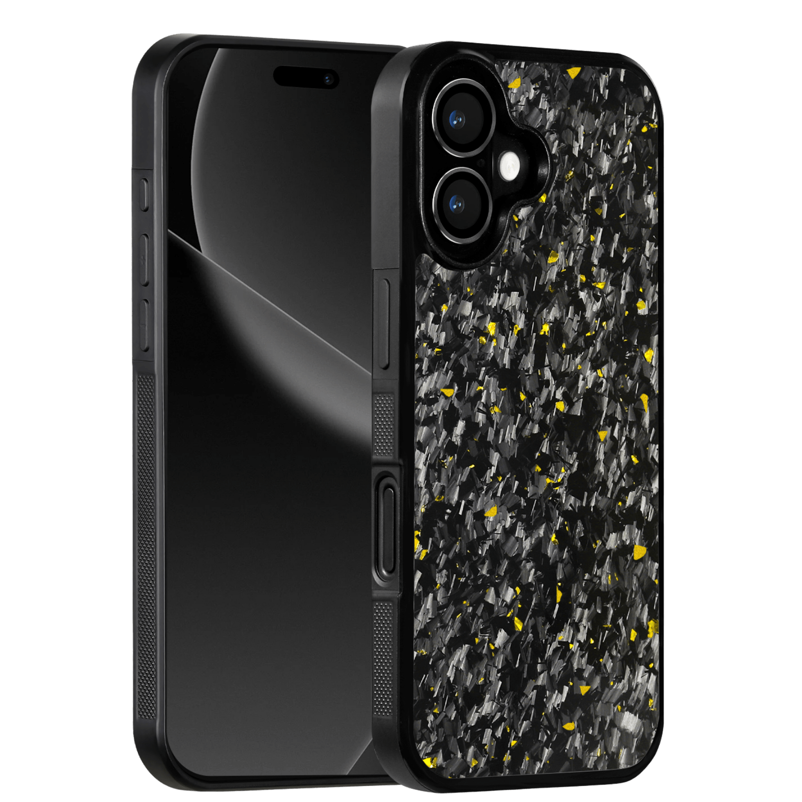 Forged Carbon iPhone Case – Gold Fragment | Forge Series V1 - Pristine Carbon