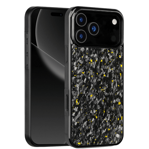 Forged Carbon iPhone Case – Gold Fragment | Forge Series V1 - Pristine Carbon