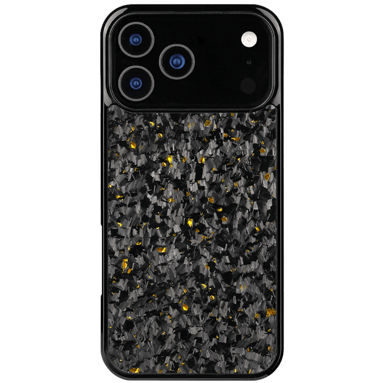 Forged Carbon iPhone Case – Gold Fragment | Forge Series V1 - Pristine Carbon