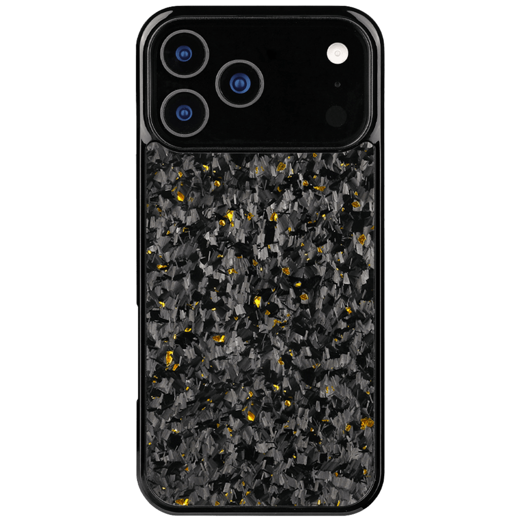 Forged Carbon iPhone Case – Gold Fragment | Forge Series V1 - Pristine Carbon