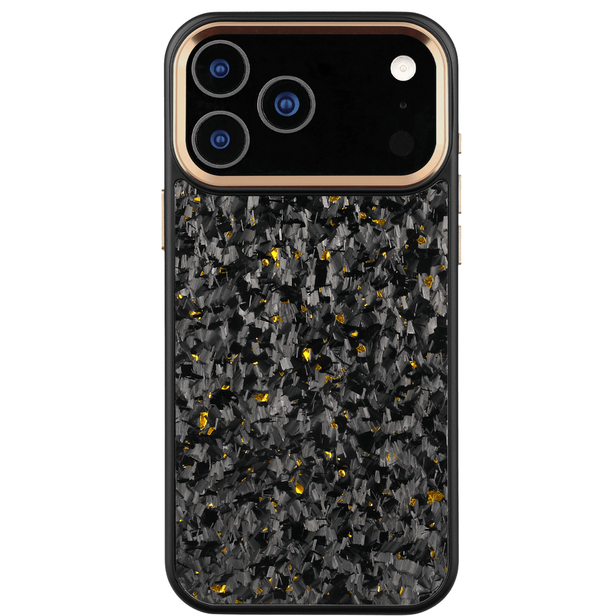 Forged Carbon iPhone Case – Gold Fragment | Forge Series V2 - Pristine Carbon