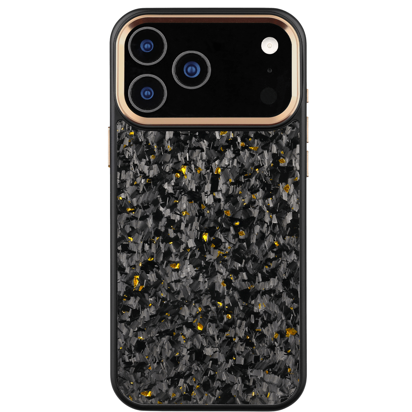 Forged Carbon iPhone Case – Gold Fragment | Forge Series V2 - Pristine Carbon