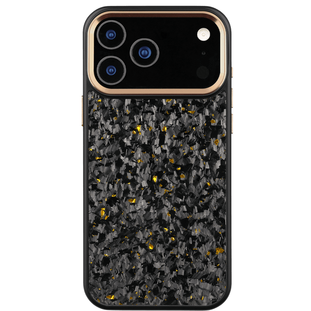 Forged Carbon iPhone Case – Gold Fragment | Forge Series V2 - Pristine Carbon