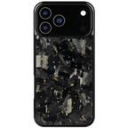 Forged Carbon iPhone Case – Gold Fragment Large | Forge Series V1 - Pristine Carbon
