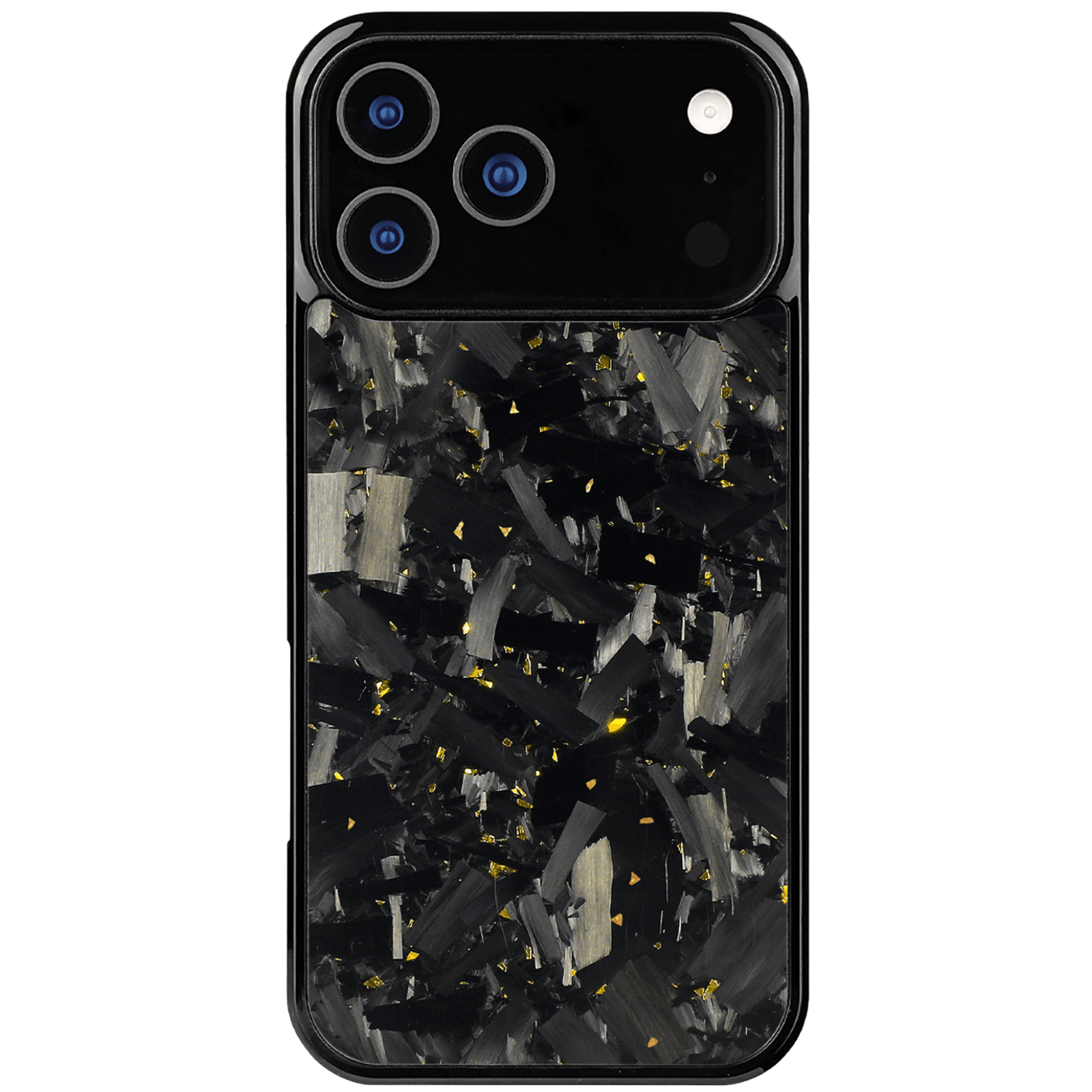 Forged Carbon iPhone Case – Gold Fragment Large | Forge Series V1 - Pristine Carbon