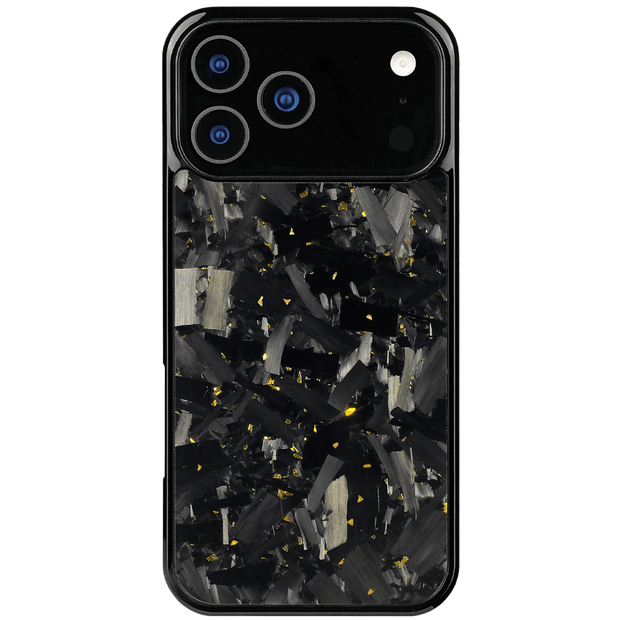 Forged Carbon iPhone Case – Gold Fragment Large | Forge Series V1 - Pristine Carbon
