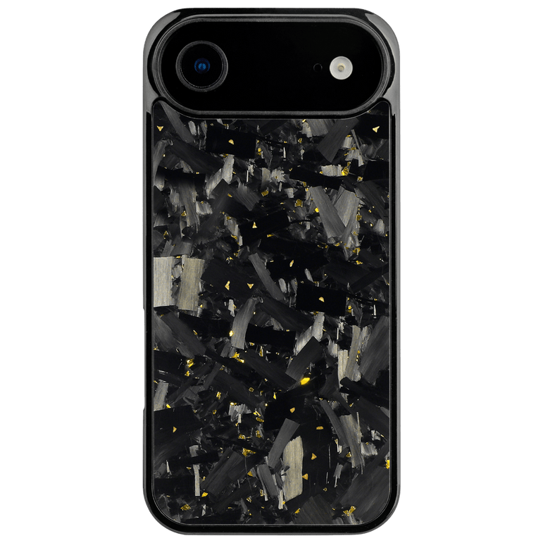 Forged Carbon iPhone Case – Gold Fragment Large | Forge Series V1 - Pristine Carbon