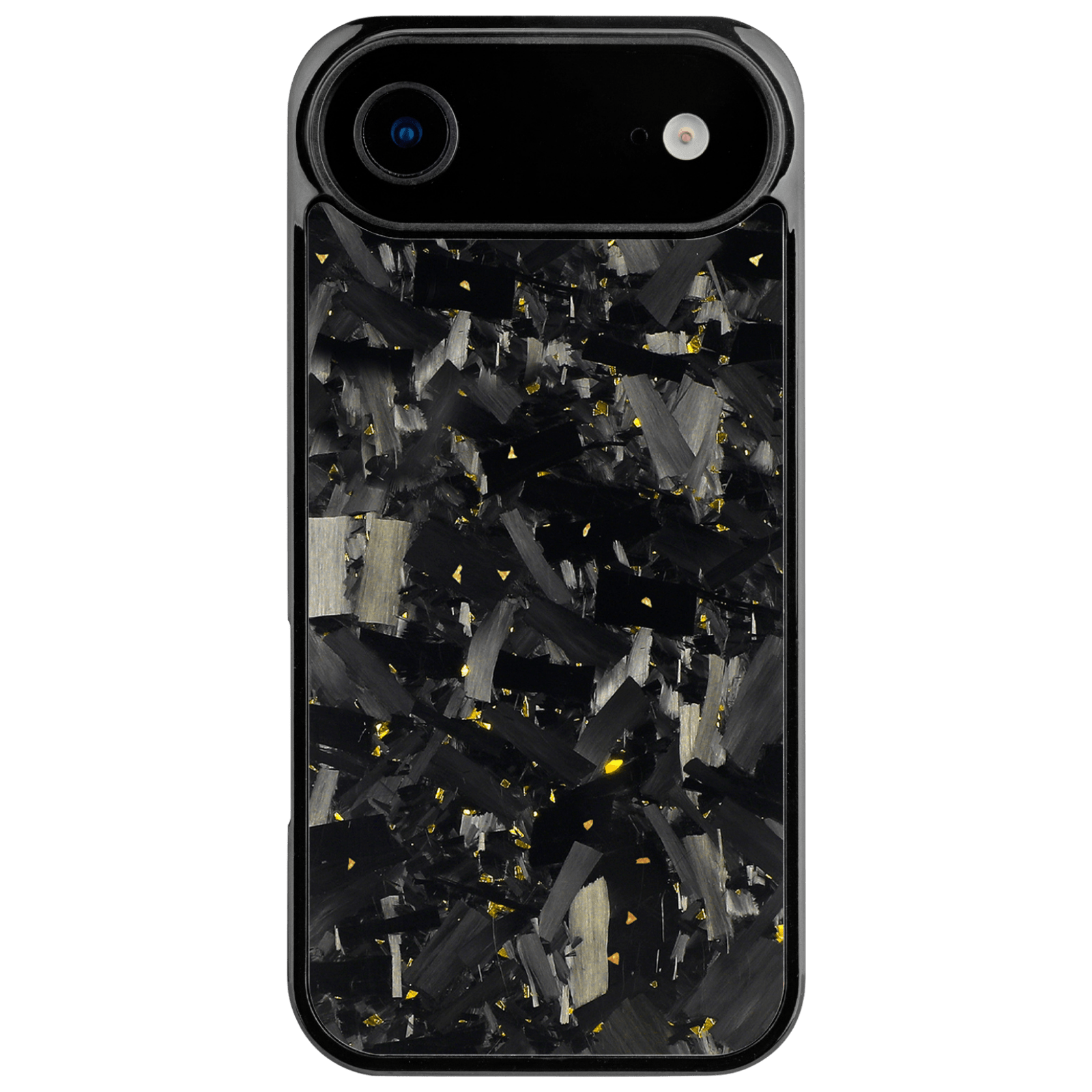 Forged Carbon iPhone Case – Gold Fragment Large | Forge Series V1 - Pristine Carbon