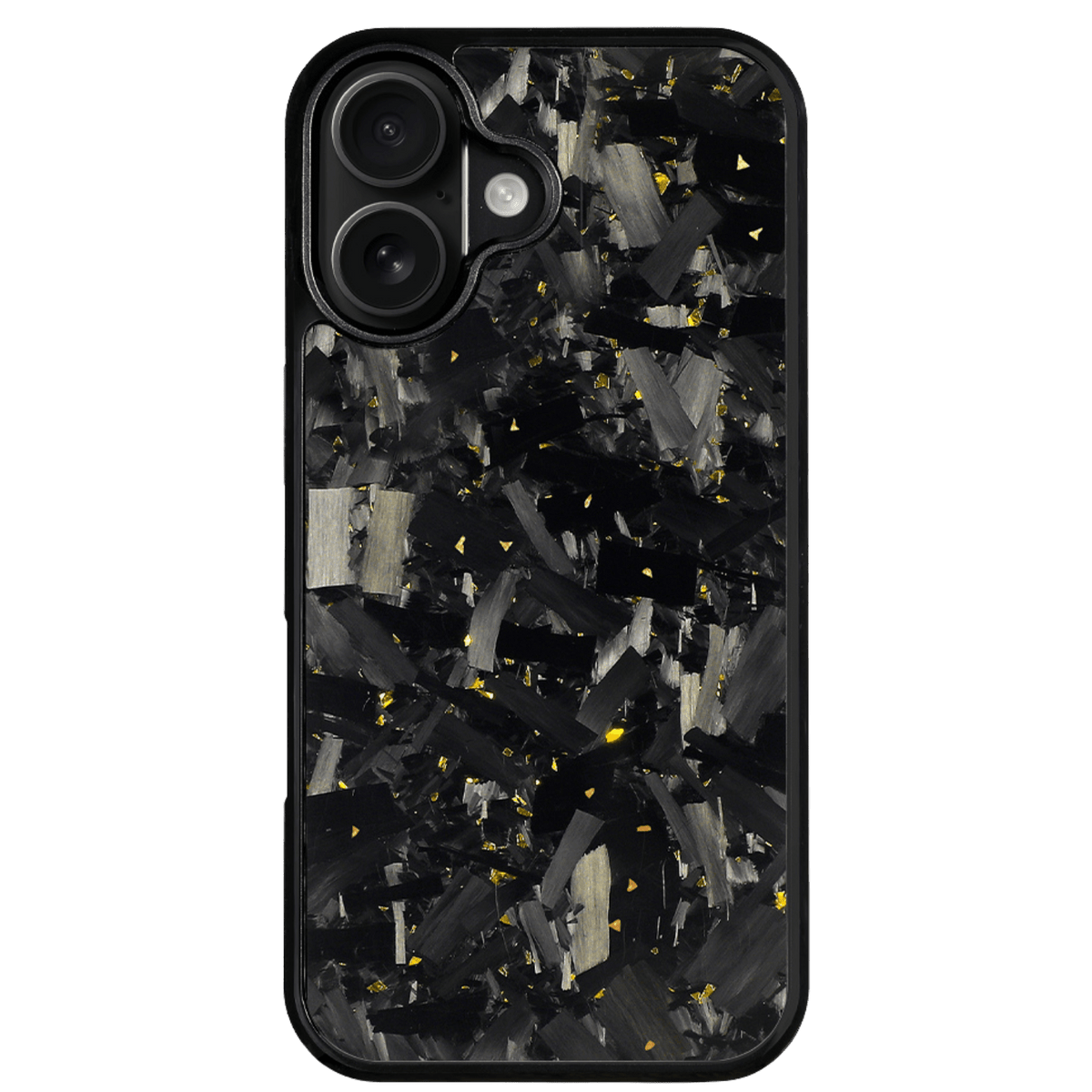 Forged Carbon iPhone Case – Gold Fragment Large | Forge Series V1 - Pristine Carbon