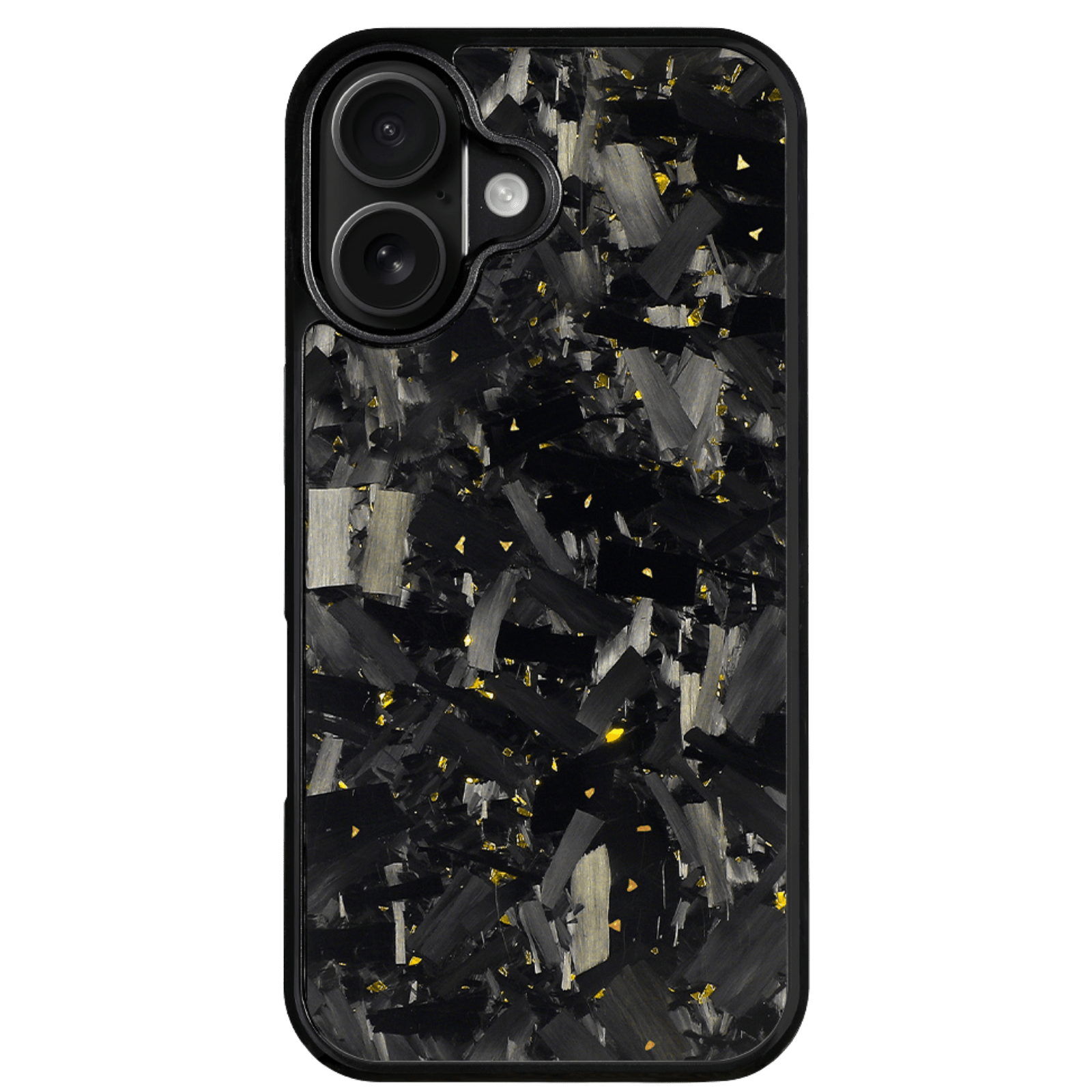 Forged Carbon iPhone Case – Gold Fragment Large | Forge Series V1 - Pristine Carbon