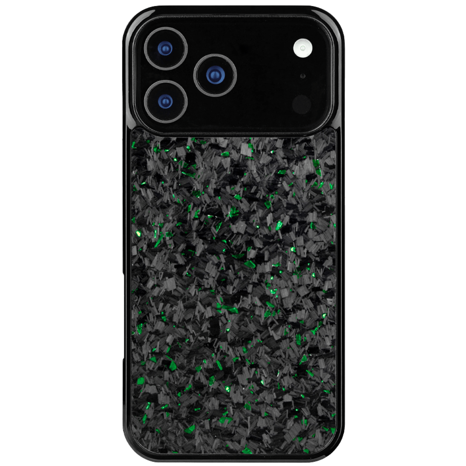 Forged Carbon iPhone Case – Green Fragment | Forge Series V1 - Pristine Carbon