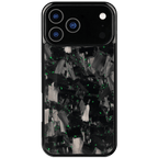 Forged Carbon iPhone Case – Green Fragment Large | Forge Series V1 - Pristine Carbon