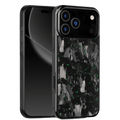 Forged Carbon iPhone Case – Green Fragment Large | Forge Series V1 - Pristine Carbon