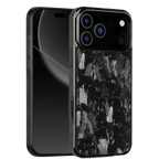 Forged Carbon iPhone Case – Green Fragment Large | Forge Series V1 - Pristine Carbon