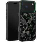 Forged Carbon iPhone Case – Green Large Fragment | Forge Series V2 - Pristine Carbon