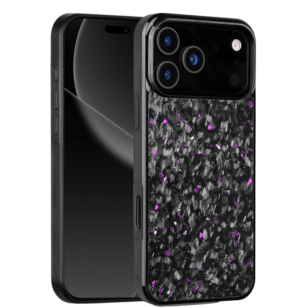 Forged Carbon iPhone Case – Purple Fragment | Forge Series V1 - Pristine Carbon