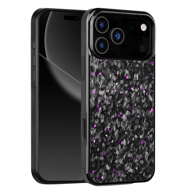 Forged Carbon iPhone Case – Purple Fragment | Forge Series V1 - Pristine Carbon