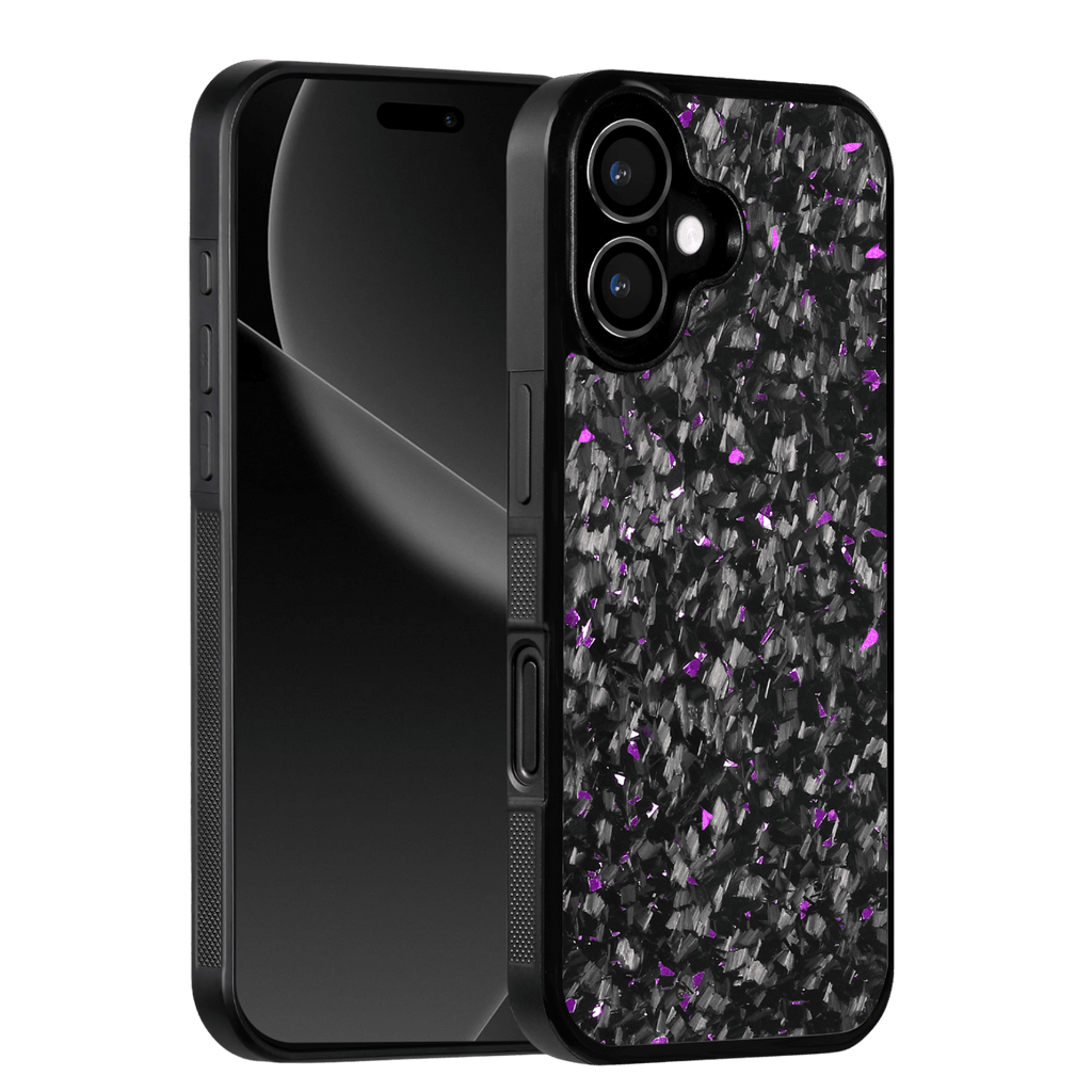 Forged Carbon iPhone Case – Purple Fragment | Forge Series V1 - Pristine Carbon