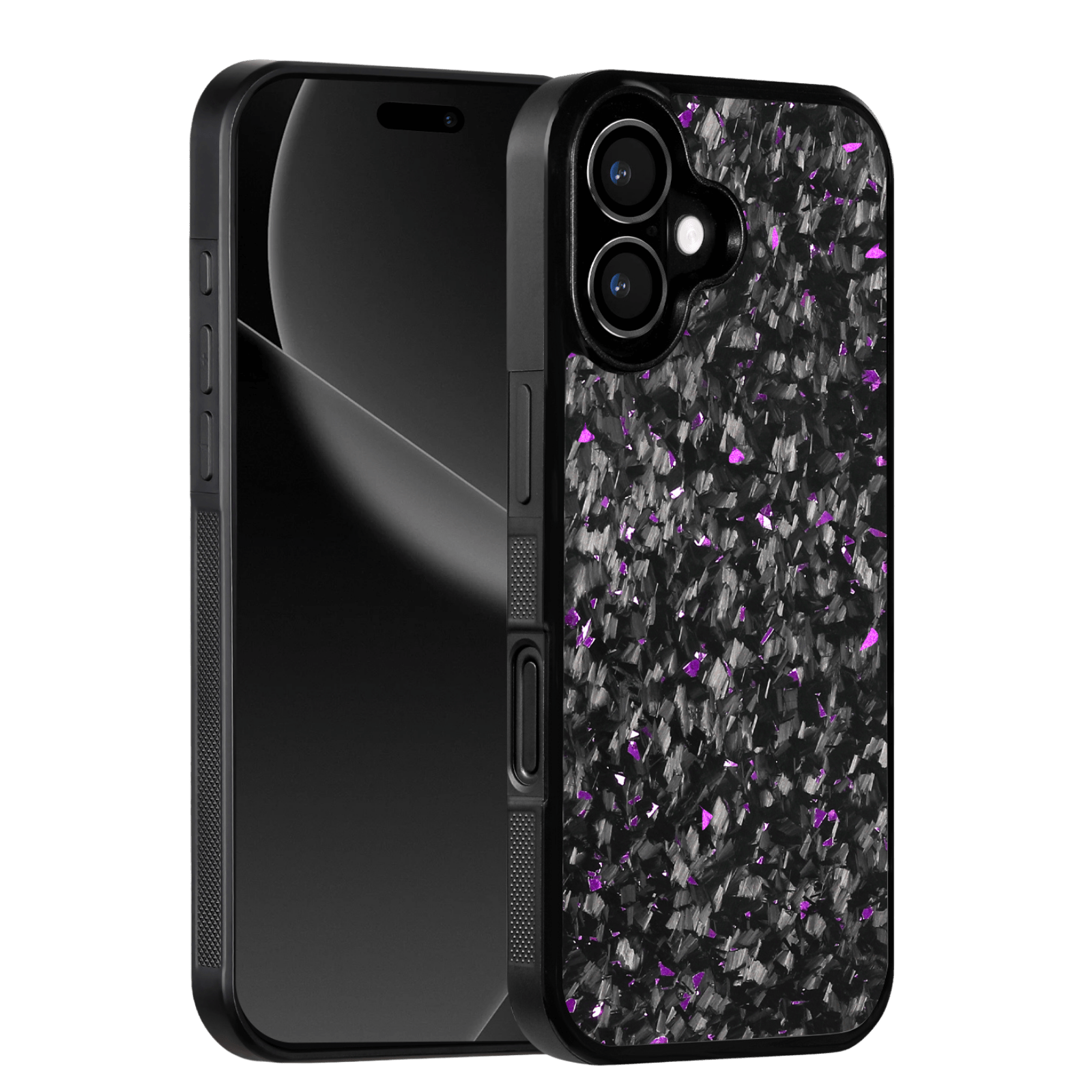 Forged Carbon iPhone Case – Purple Fragment | Forge Series V1 - Pristine Carbon