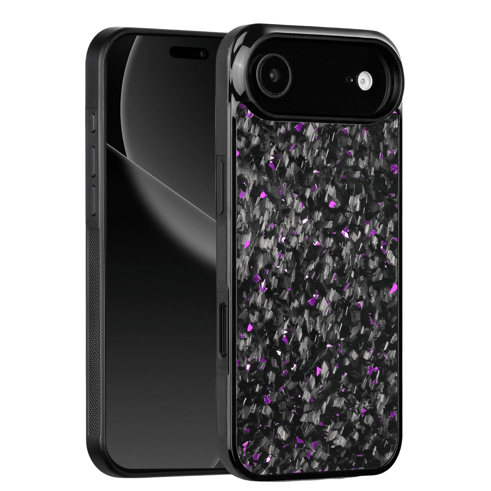 Forged Carbon iPhone Case – Purple Fragment | Forge Series V1 - Pristine Carbon