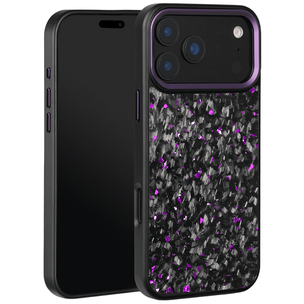 Forged Carbon iPhone Case – Purple Fragment | Forge Series V2 - Pristine Carbon