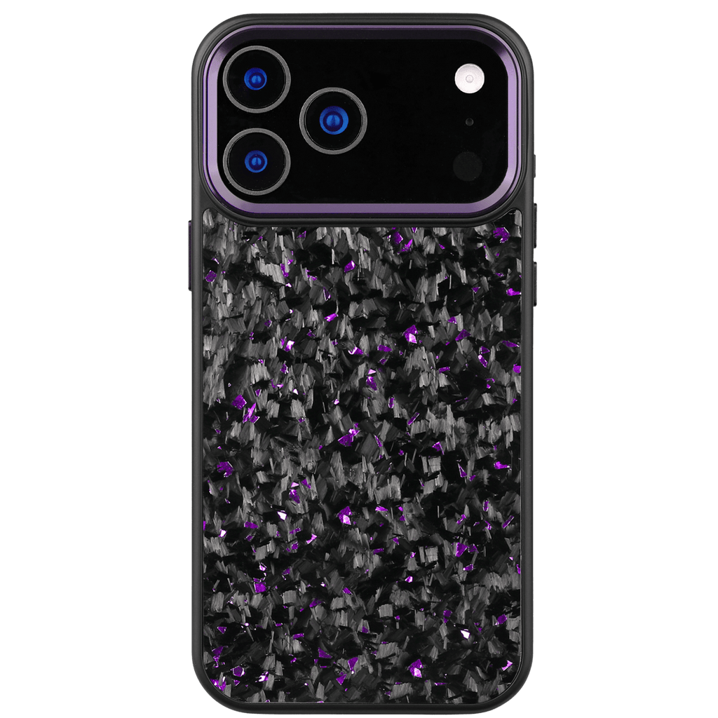 Forged Carbon iPhone Case – Purple Fragment | Forge Series V2 - Pristine Carbon