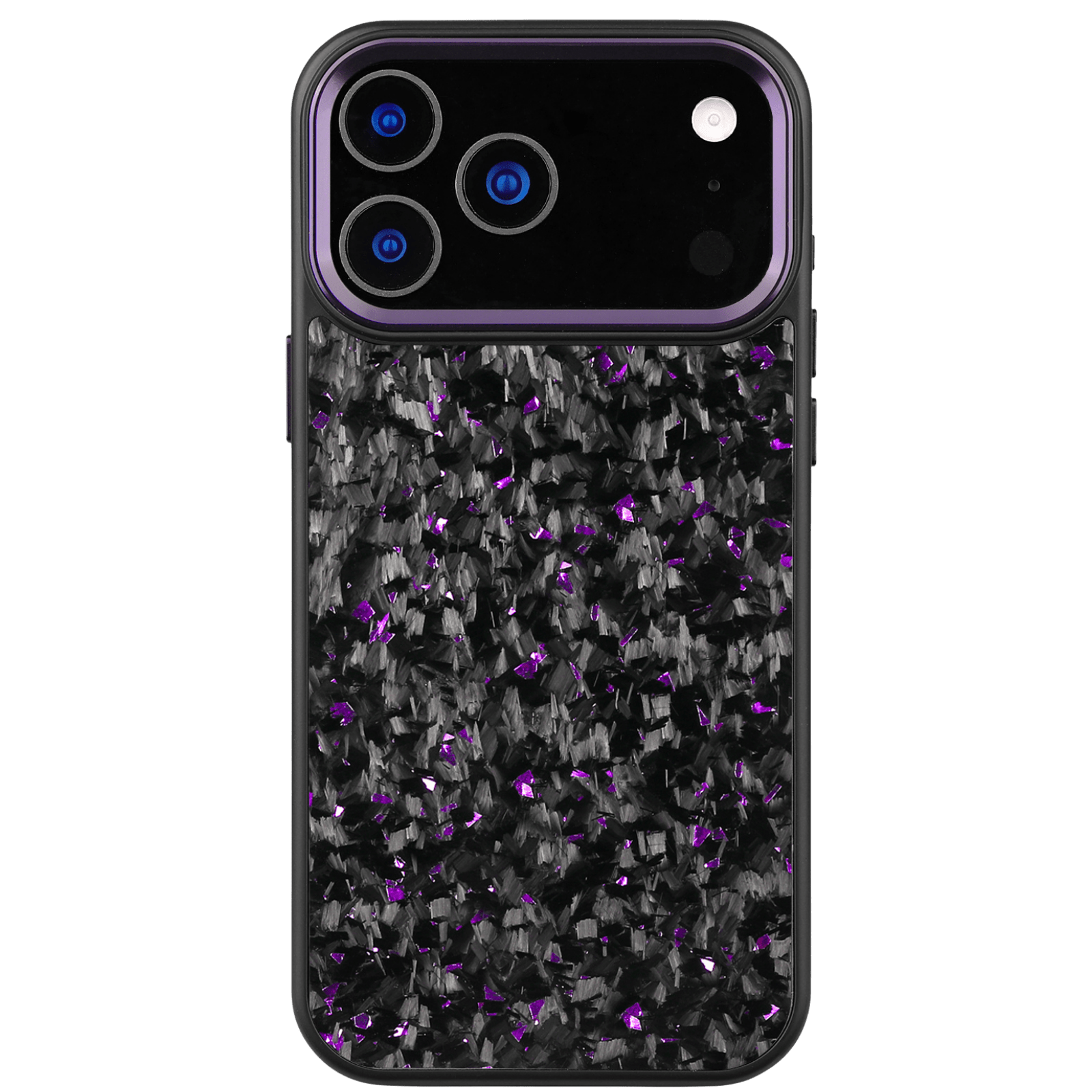 Forged Carbon iPhone Case – Purple Fragment | Forge Series V2 - Pristine Carbon